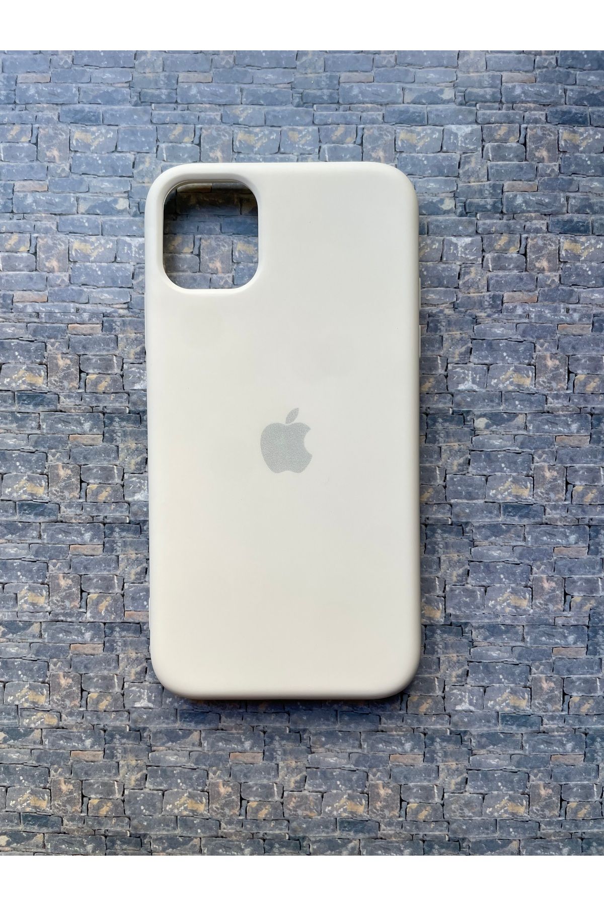 BCNCASE İphone12PROMAX Logolu Telefon Kılıfı Yumuşak Silikon Kauçuk İçi Kadife Ince Kılıf ÇizilmezDayanıklı