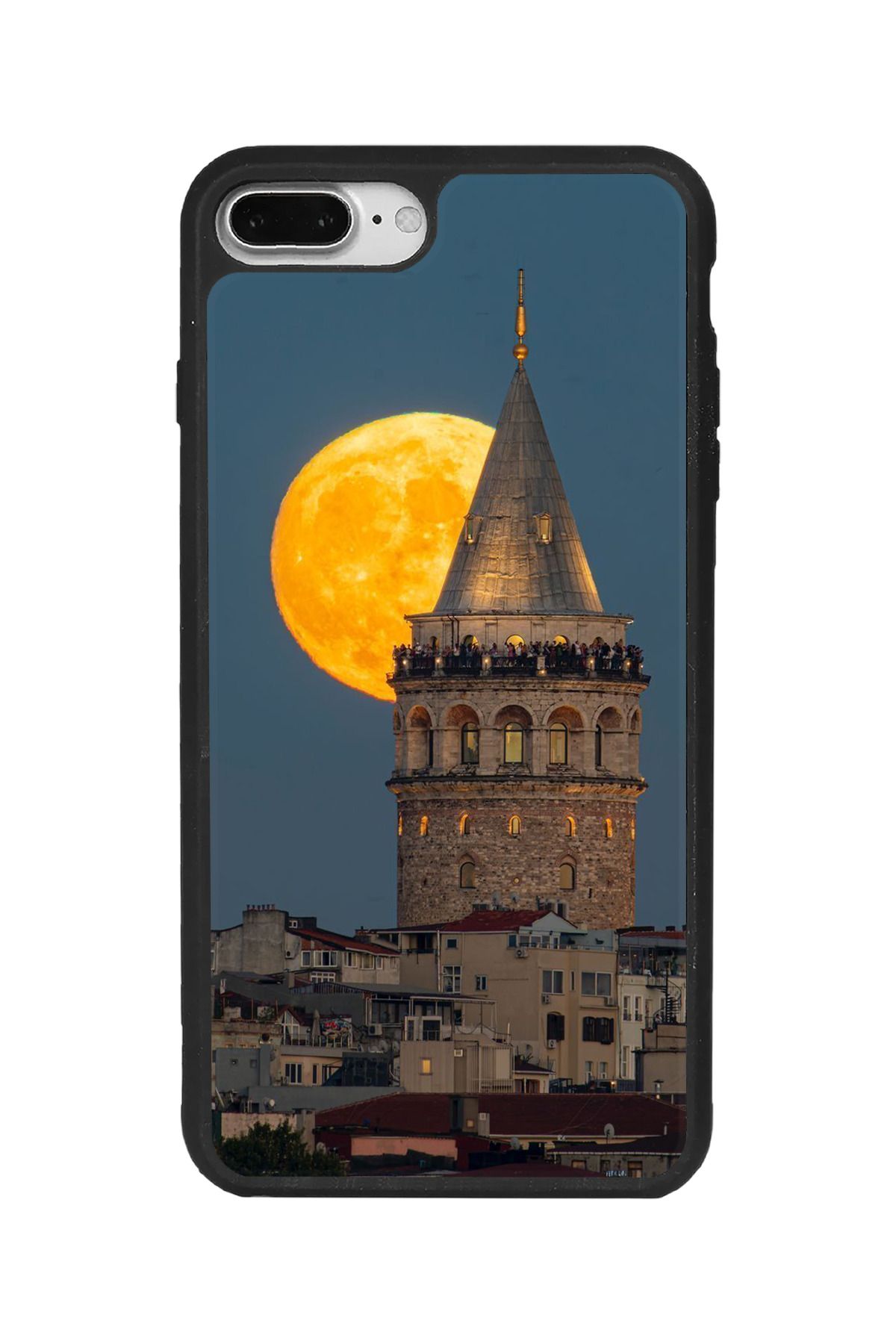 BGAKSESUAR iPhone 7 Plus Uyumlu Mat Siyah Kılıf – Yumuşak Silikon, Koruyucu, Şok Emici Kapak