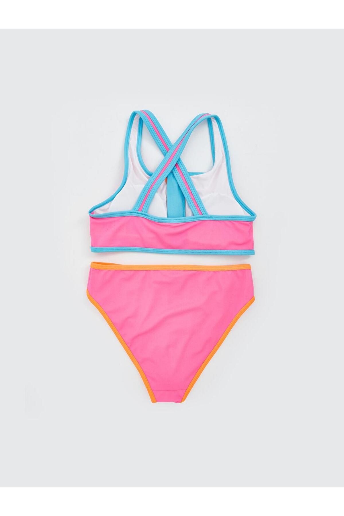 LC Waikiki Hızlı Kuruyan Uv Korumalı Kız Çocuk Bikini (s5) fotoğrafı 2 (önizleme)