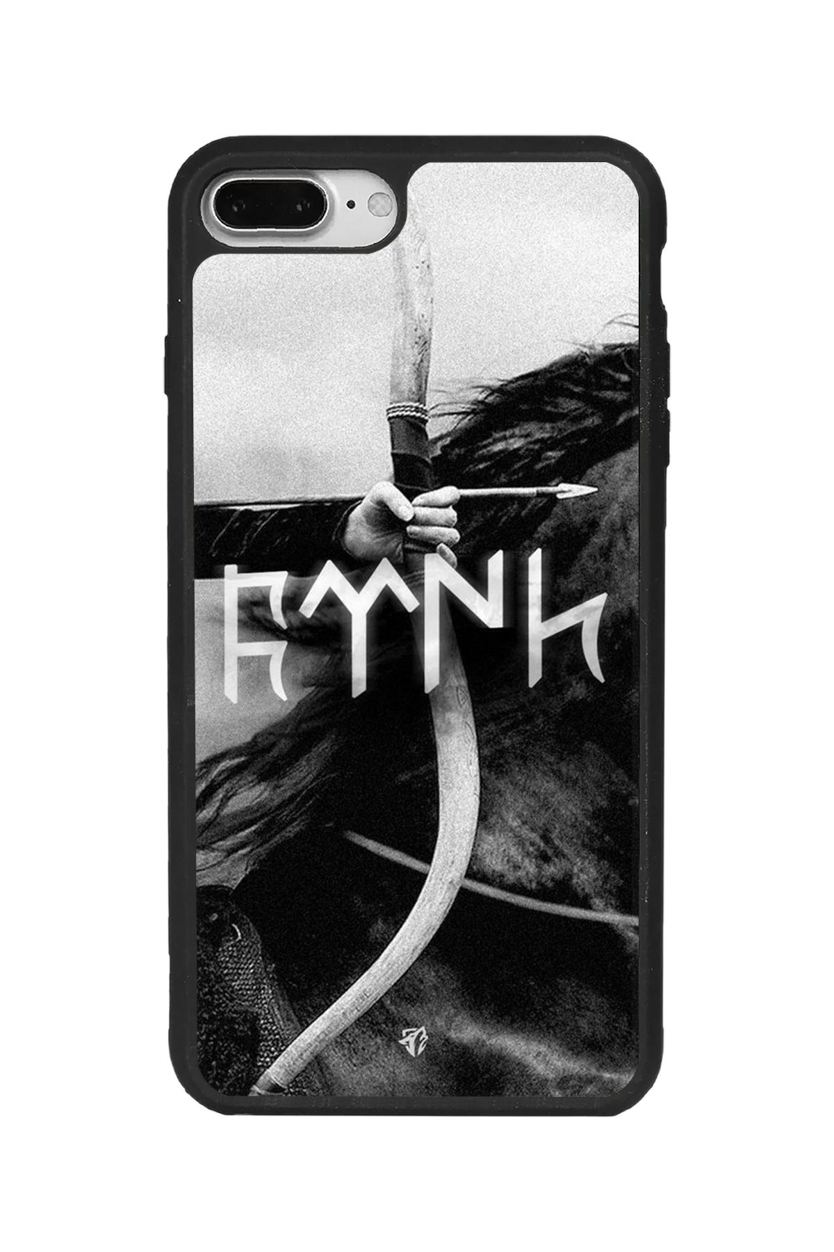 BGAKSESUAR Apple iPhone 8 Plus Uyumlu Mat Siyah Kılıf – Yumuşak Silikon, Koruyucu, Şok Emici Kapak