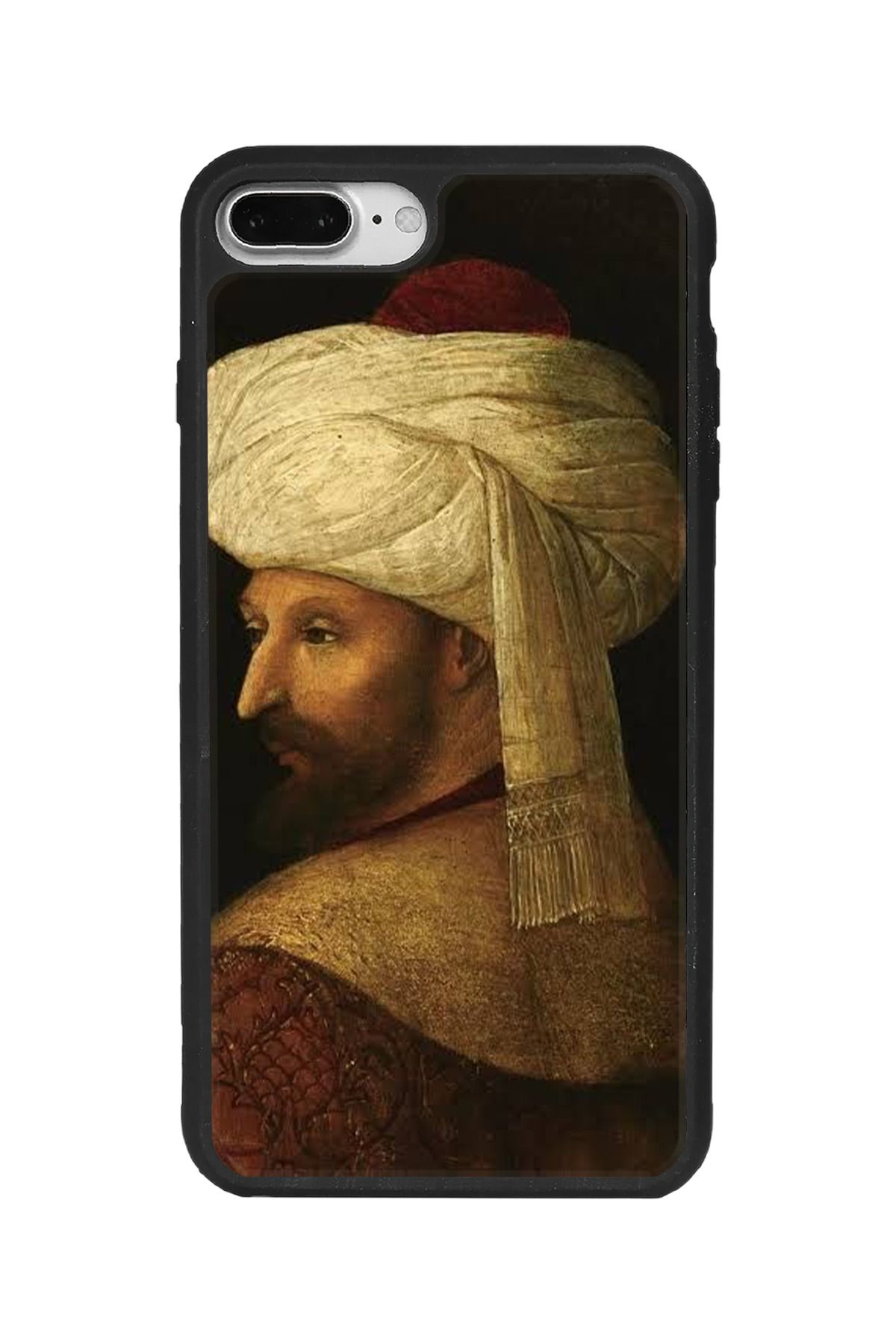 BGAKSESUAR iPhone 7 Plus Uyumlu Mat Siyah Kılıf – Yumuşak Silikon, Koruyucu, Şok Emici Kapak