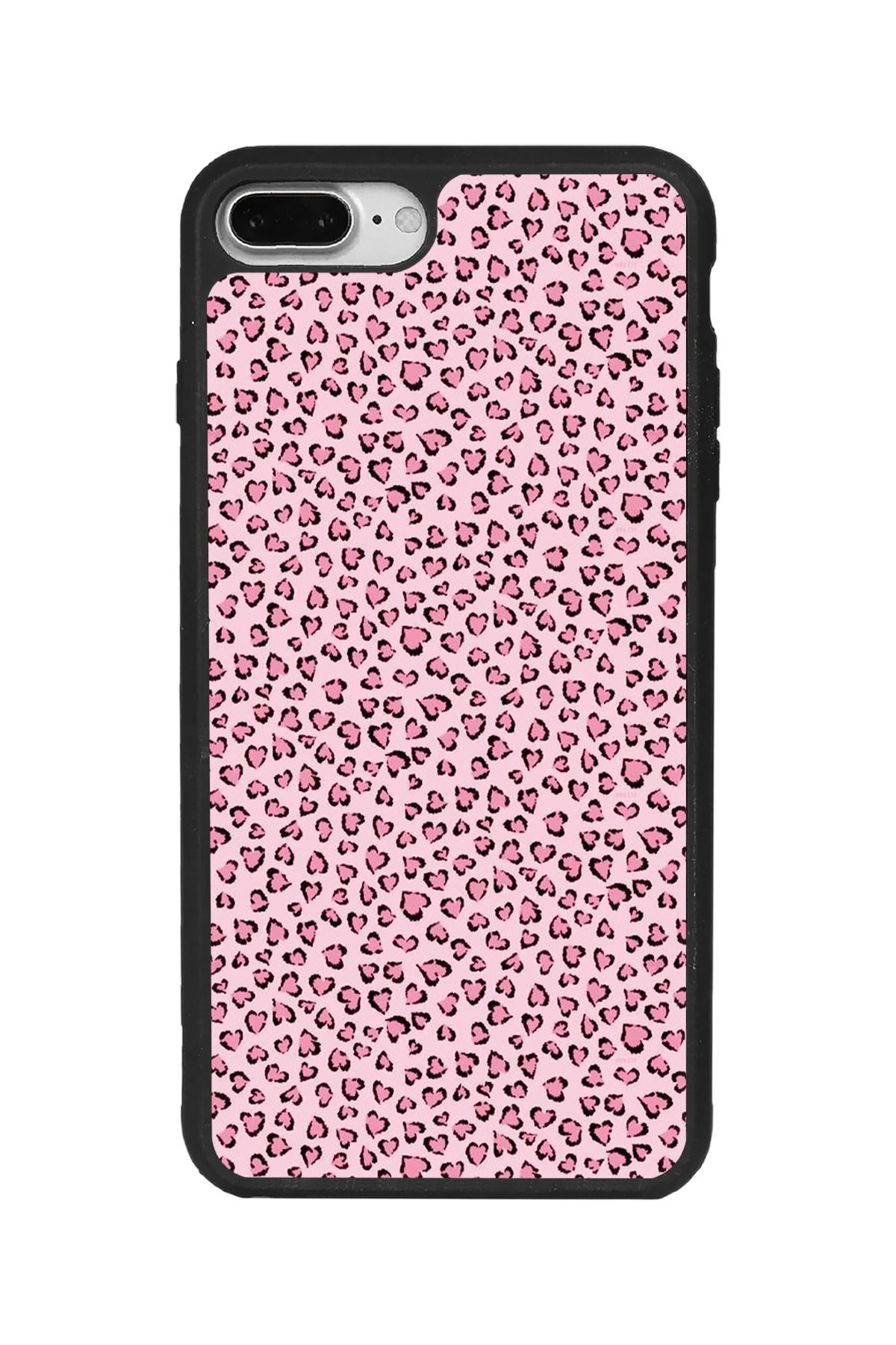 BGAKSESUAR iPhone 8 Plus Uyumlu Mat Siyah Kılıf – Yumuşak Silikon, Koruyucu, Şok Emici Kapak