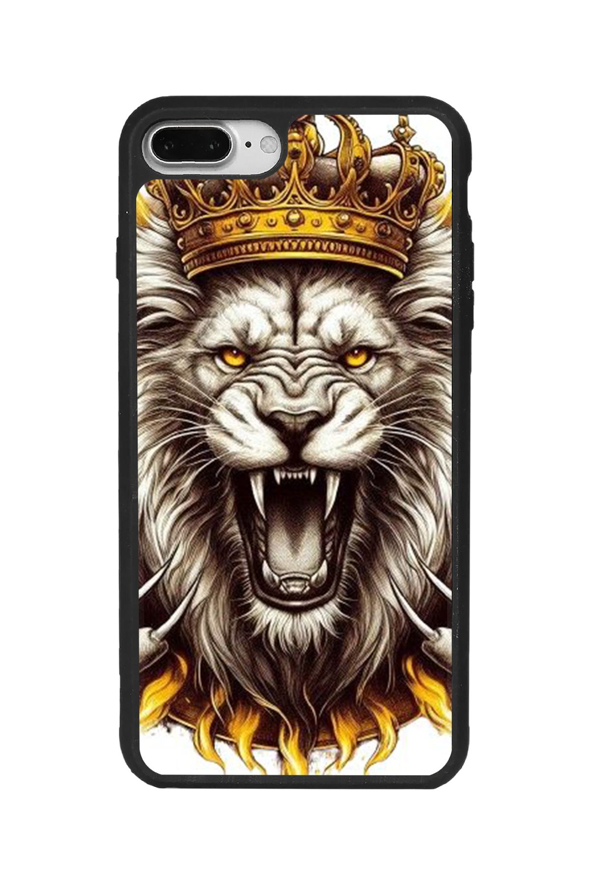 BGAKSESUAR iPhone 7 Plus Uyumlu Mat Siyah Kılıf – Yumuşak Silikon, Koruyucu, Şok Emici Kapak