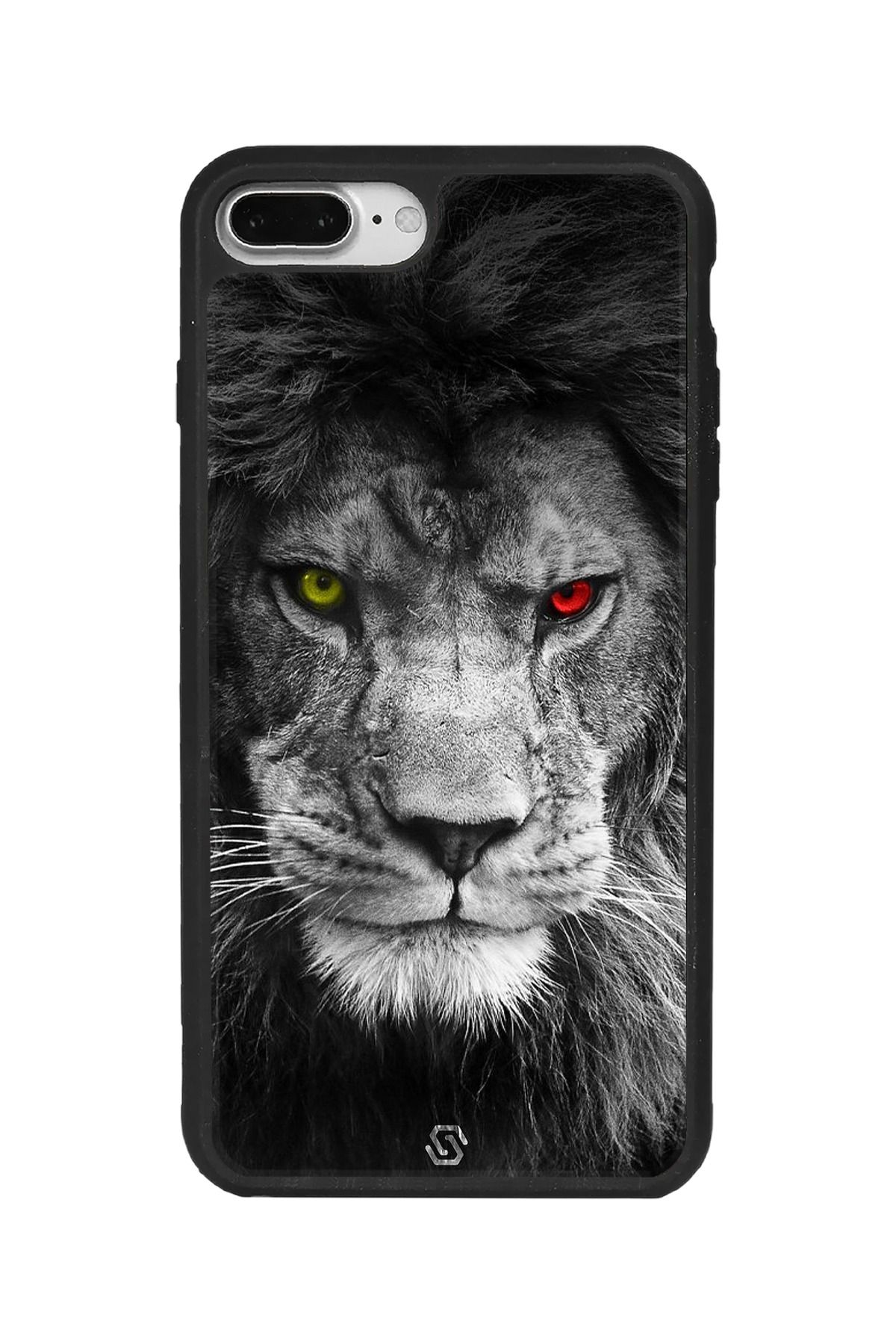 BGAKSESUAR iPhone 8 Plus Uyumlu Mat Siyah Kılıf – Yumuşak Silikon, Koruyucu, Şok Emici Kapak