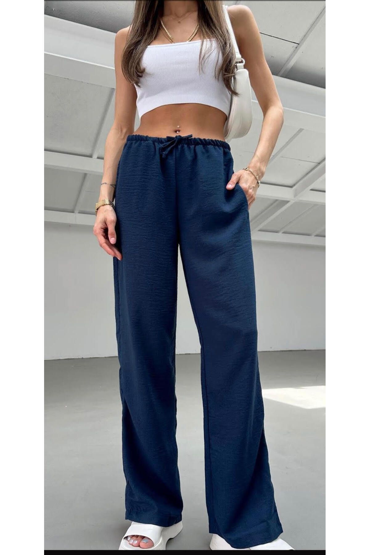 LookEss Kadın Relaxed Palazzo Pantolon