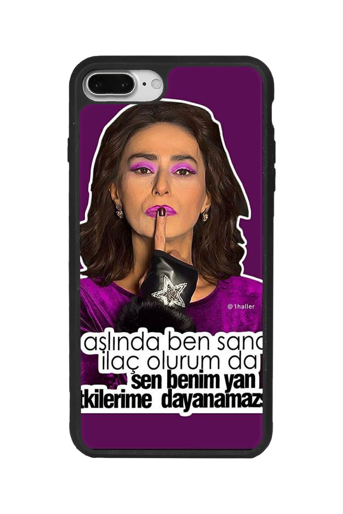 BGAKSESUAR iPhone 7 Plus Uyumlu Mat Siyah Kılıf – Yumuşak Silikon, Koruyucu, Şok Emici Kapak