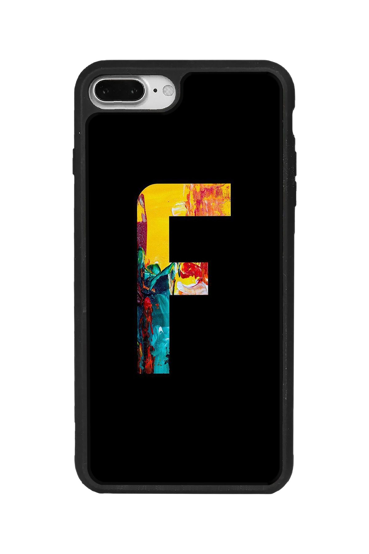 BGAKSESUAR iPhone 7 Plus Uyumlu Mat Siyah Kılıf – Yumuşak Silikon, Koruyucu, Şok Emici Kapak
