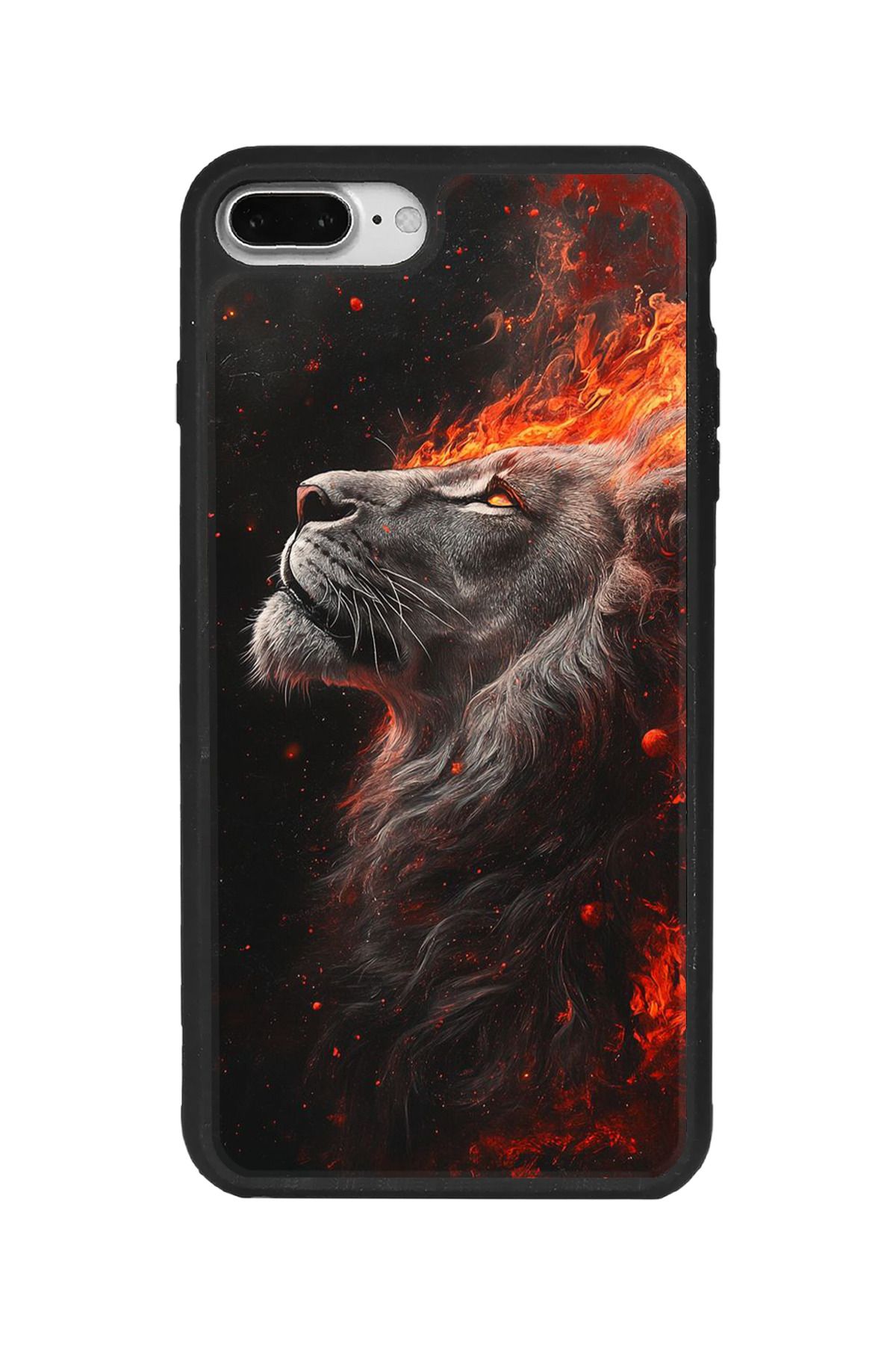 BGAKSESUAR 7 Plus Uyumlu Mat Siyah Kılıf