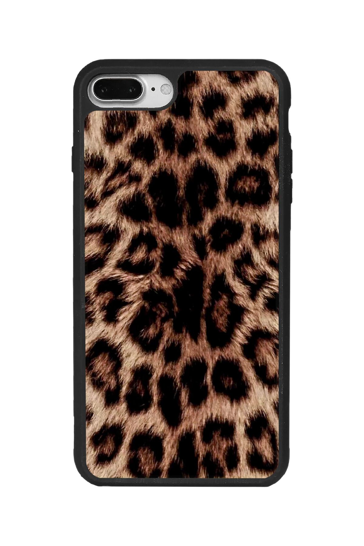 BGAKSESUAR iPhone 8 Plus Uyumlu Mat Siyah Kılıf – Yumuşak Silikon, Koruyucu, Şok Emici Kapak