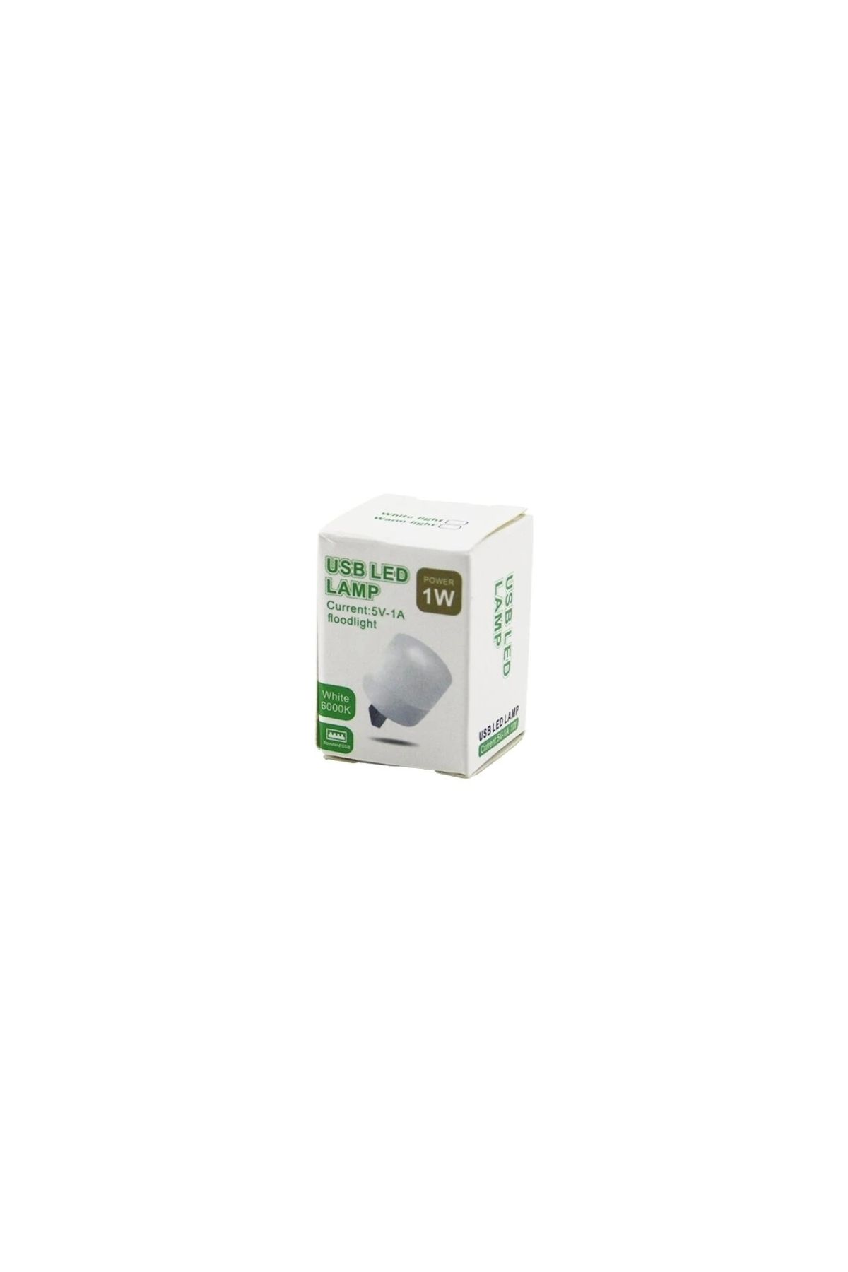 STOREMAX USB LED LAMP 1W MİNİ=2X2CM USB LED LAMBA BEYAZ=6000K - 110 LUMEN - 5V-1A (5047)