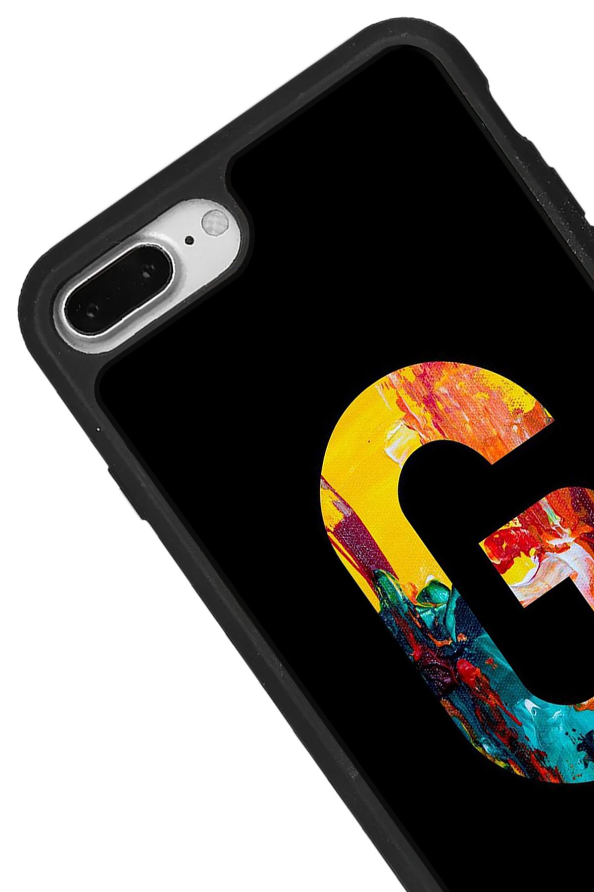 BGAKSESUAR iPhone 7 Plus Uyumlu Mat Siyah Kılıf – Yumuşak Silikon, Koruyucu, Şok Emici Kapak