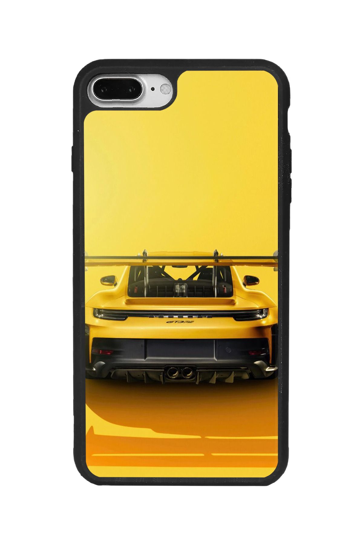 BGAKSESUAR iPhone 7 Plus Uyumlu Mat Siyah Kılıf – Yumuşak Silikon, Koruyucu, Şok Emici Kapak