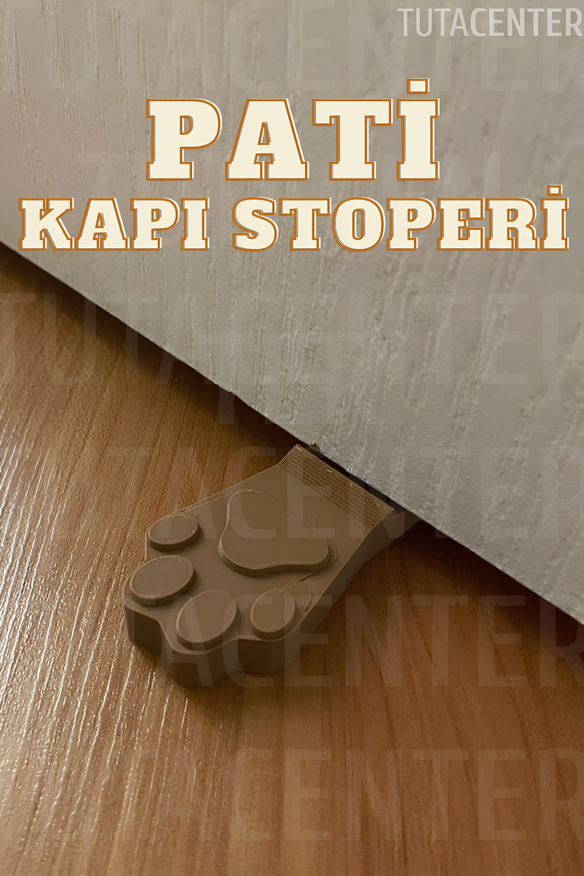 TUTACENTER Pati Kapı Stoperi - Kapı Durdurucu ( Dekoratif Pati Şeklinde Kapı Stoperi )