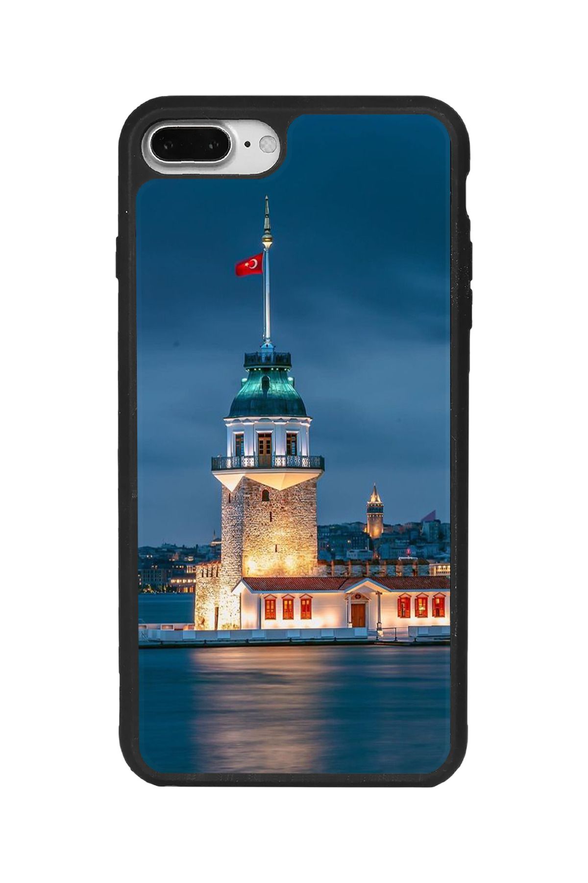 BGAKSESUAR iPhone 7 Plus Uyumlu Mat Kılıf – Yumuşak Silikon, Koruyucu, Şok Emici Kapak