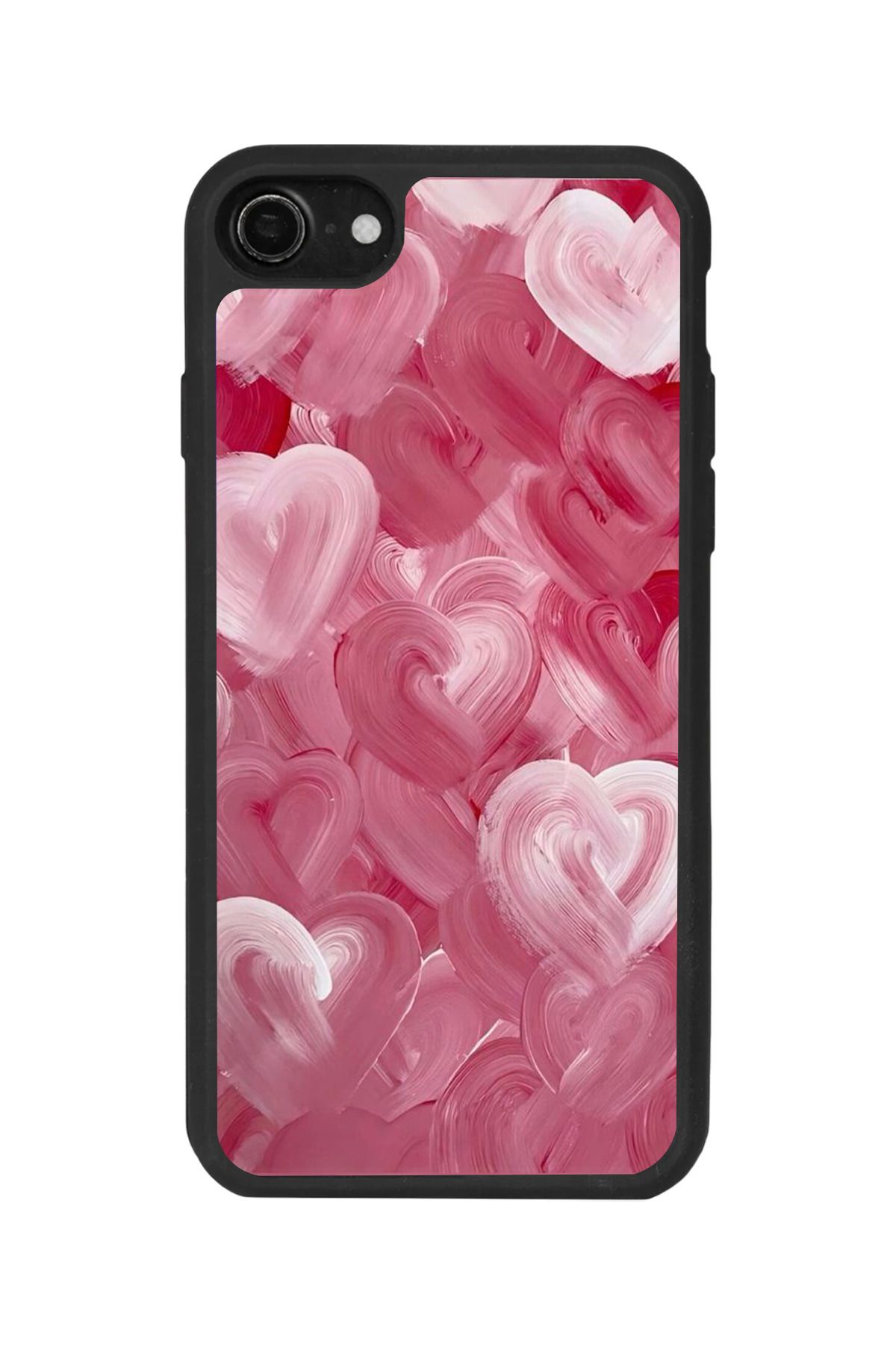 BGAKSESUAR Apple iPhone 7 Uyumlu Mat Siyah Kılıf – Yumuşak Silikon, Koruyucu, Şok Emici Kapak