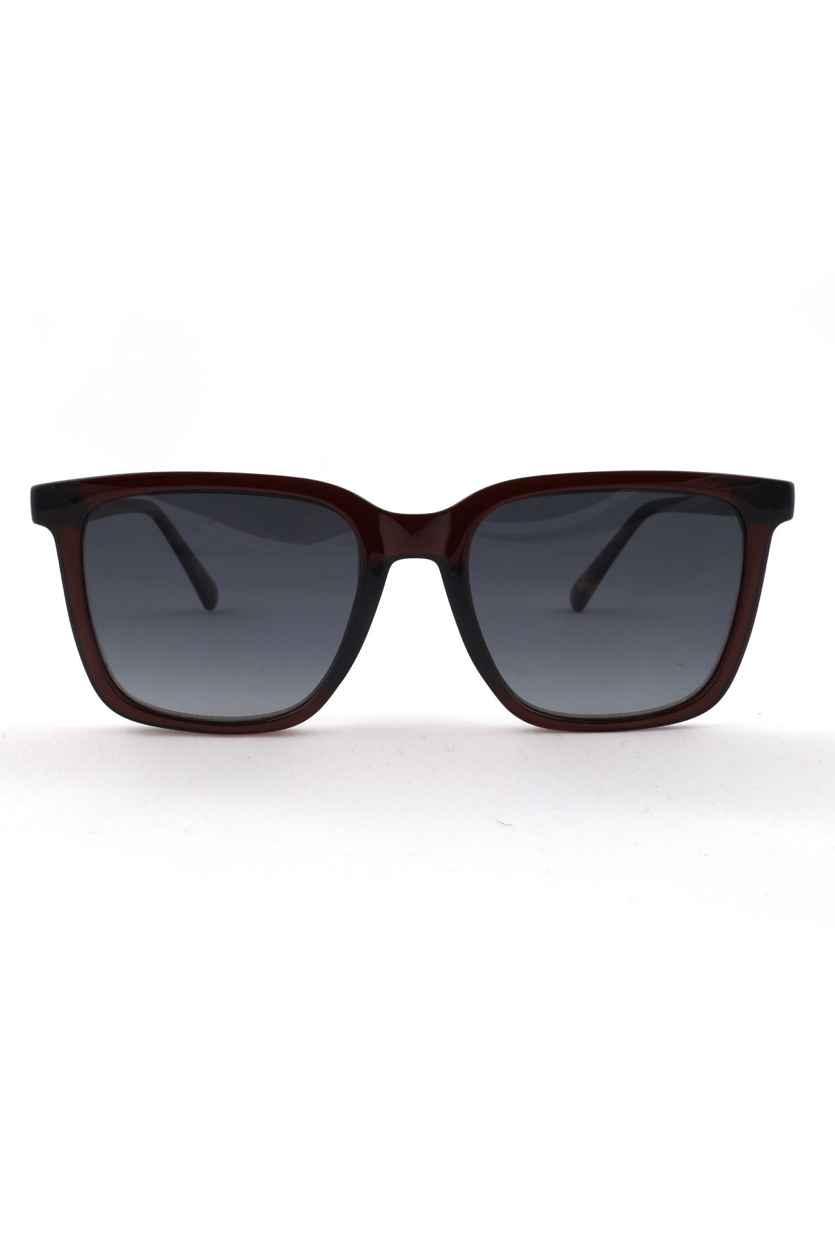 Barcelona B-5031-C04 Unisex Güneş Gözlüğü Kahverengi Leopar Kemik Çerçeve Füme Cam