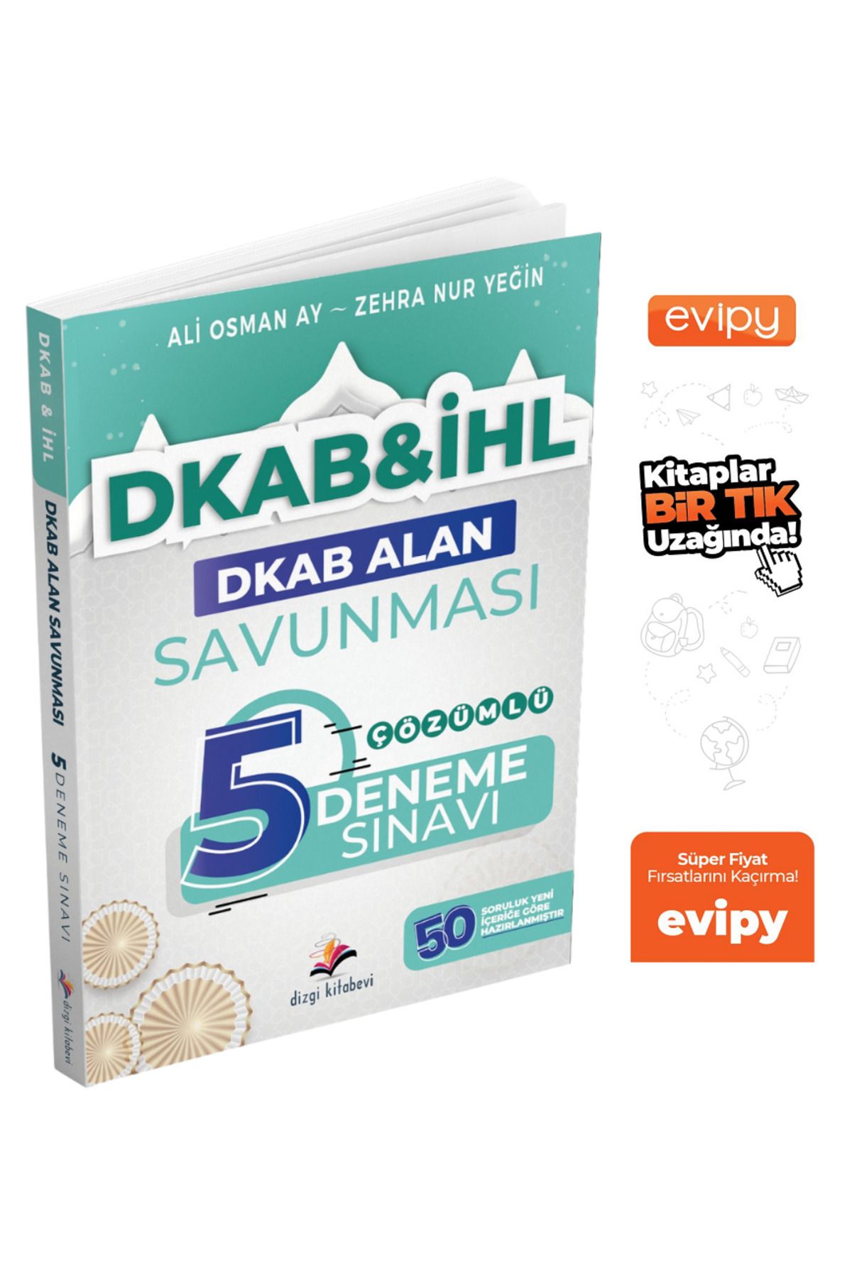 Dizgi Kitap 2025 DKAB İHL DKAB Alan Savunması 5 Deneme Çözümlü Ayraç Hediyeli