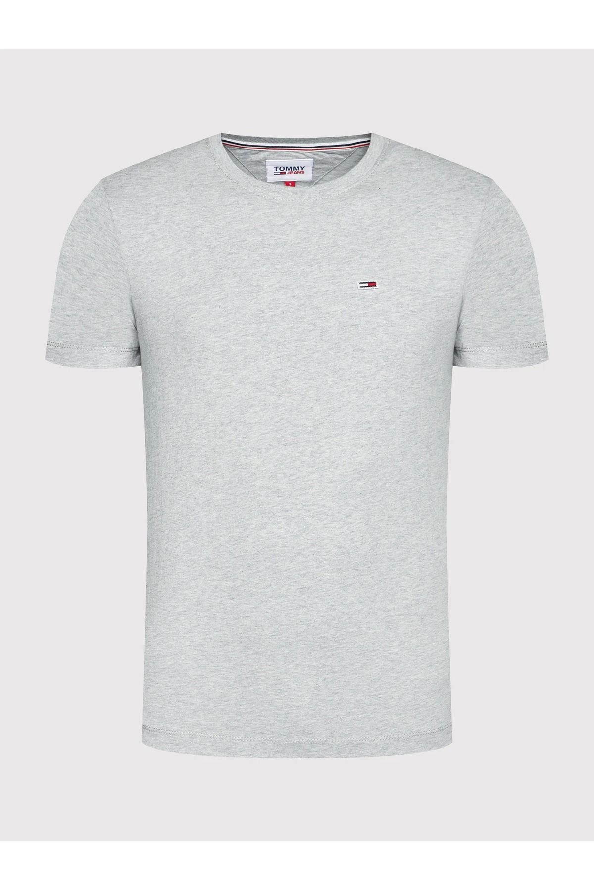 تی شرت خاکستری مردانه آقایان P01 اورجینال Tommy Hilfiger