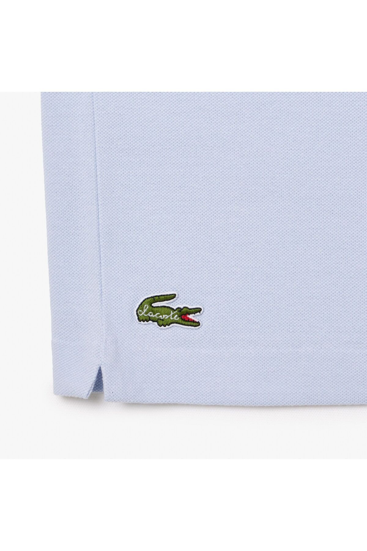 تی شرت یقه پولو مردانه L.12.12 کلاسیک مناسب چاپی چوگان آبی Lacoste