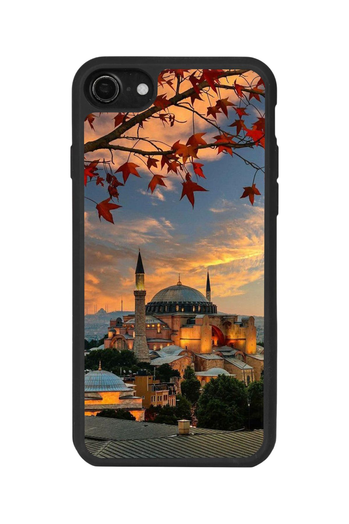BGAKSESUAR iPhone SE Uyumlu Mat Siyah Kılıf – Yumuşak Silikon, Koruyucu, Şok Emici Kapak