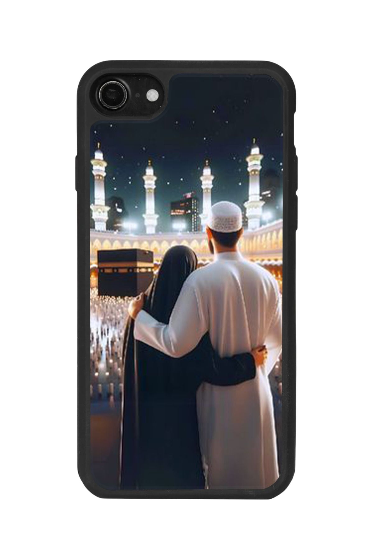 BGAKSESUAR Apple iPhone 8 Uyumlu Mat Siyah Kılıf – Yumuşak Silikon, Koruyucu, Şok Emici Kapak