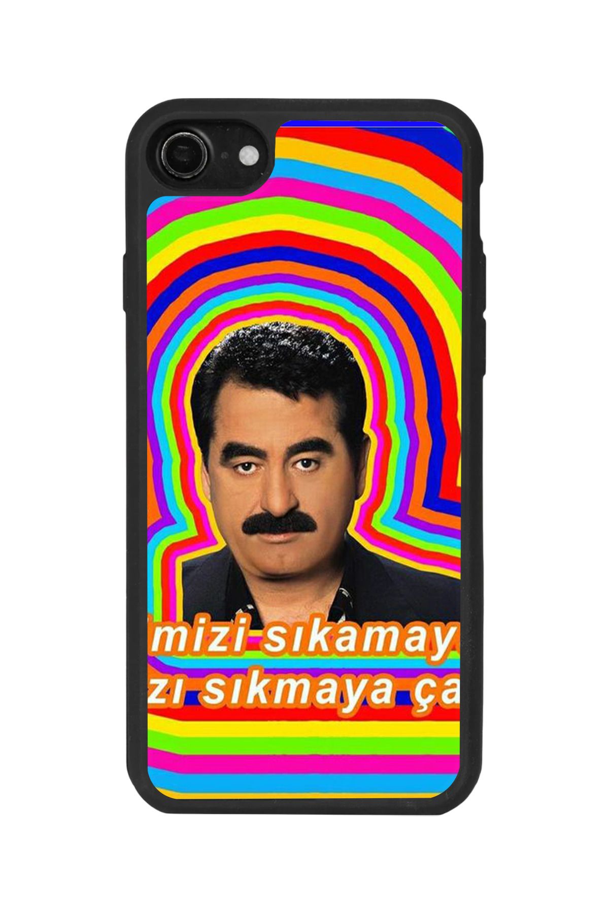 BGAKSESUAR iPhone SE Uyumlu Mat Siyah Kılıf – Yumuşak Silikon, Koruyucu, Şok Emici Kapak