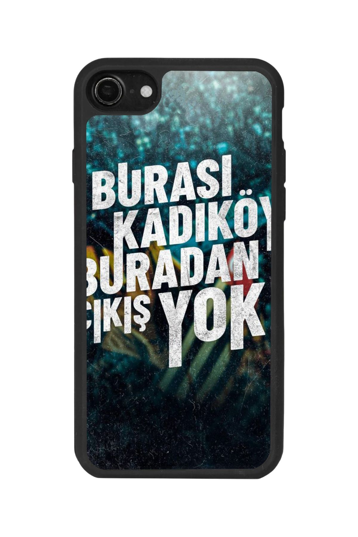 BGAKSESUAR iPhone SE Uyumlu Mat Siyah Kılıf – Yumuşak Silikon, Koruyucu, Şok Emici Kapak