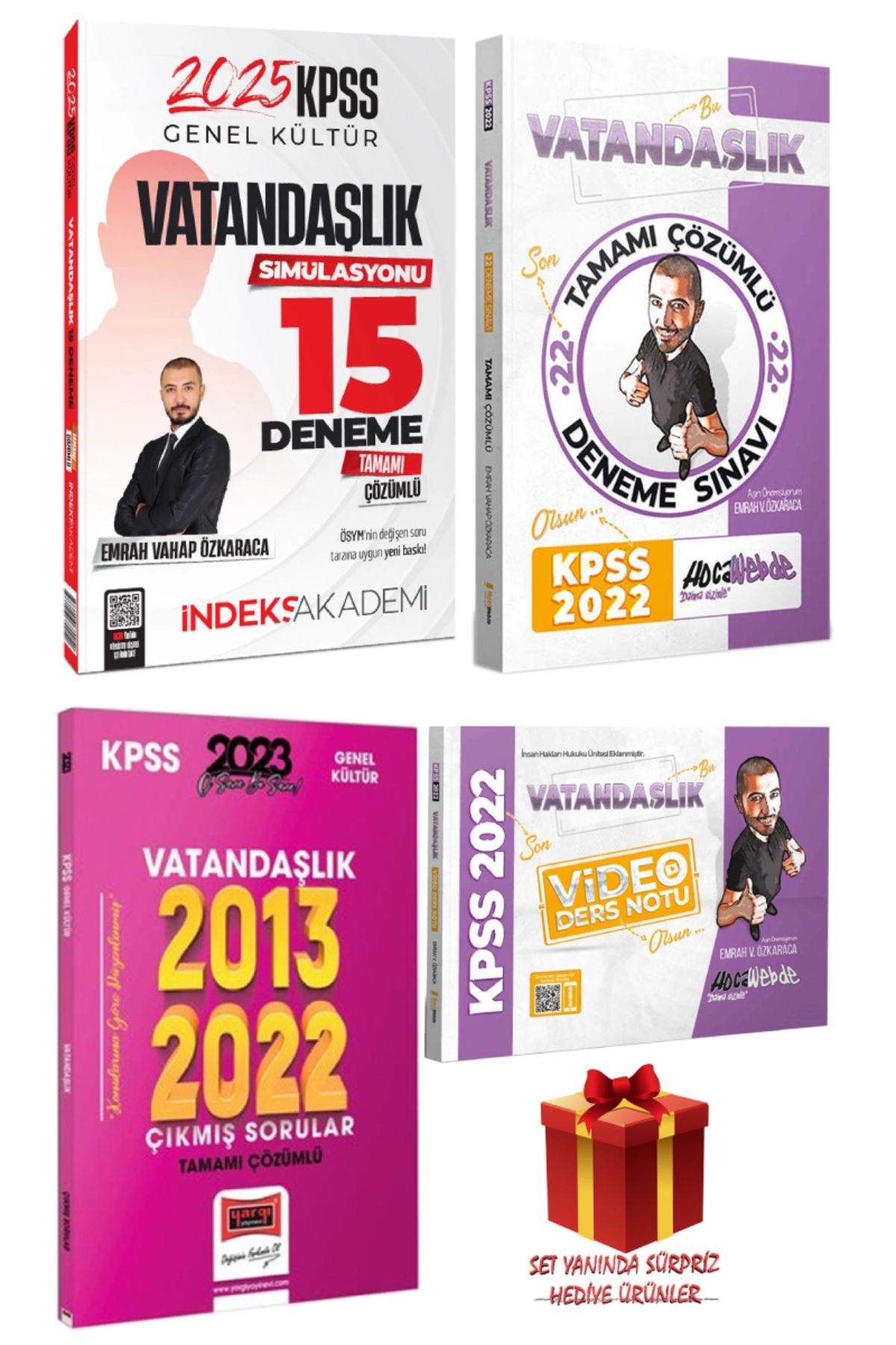 İndeks Akademi 2025 İndeks Akademi KPSS Vatandaşlık Deneme+HocaWebde Vatandaşlık Deneme+Vatandaşlık Video Ders