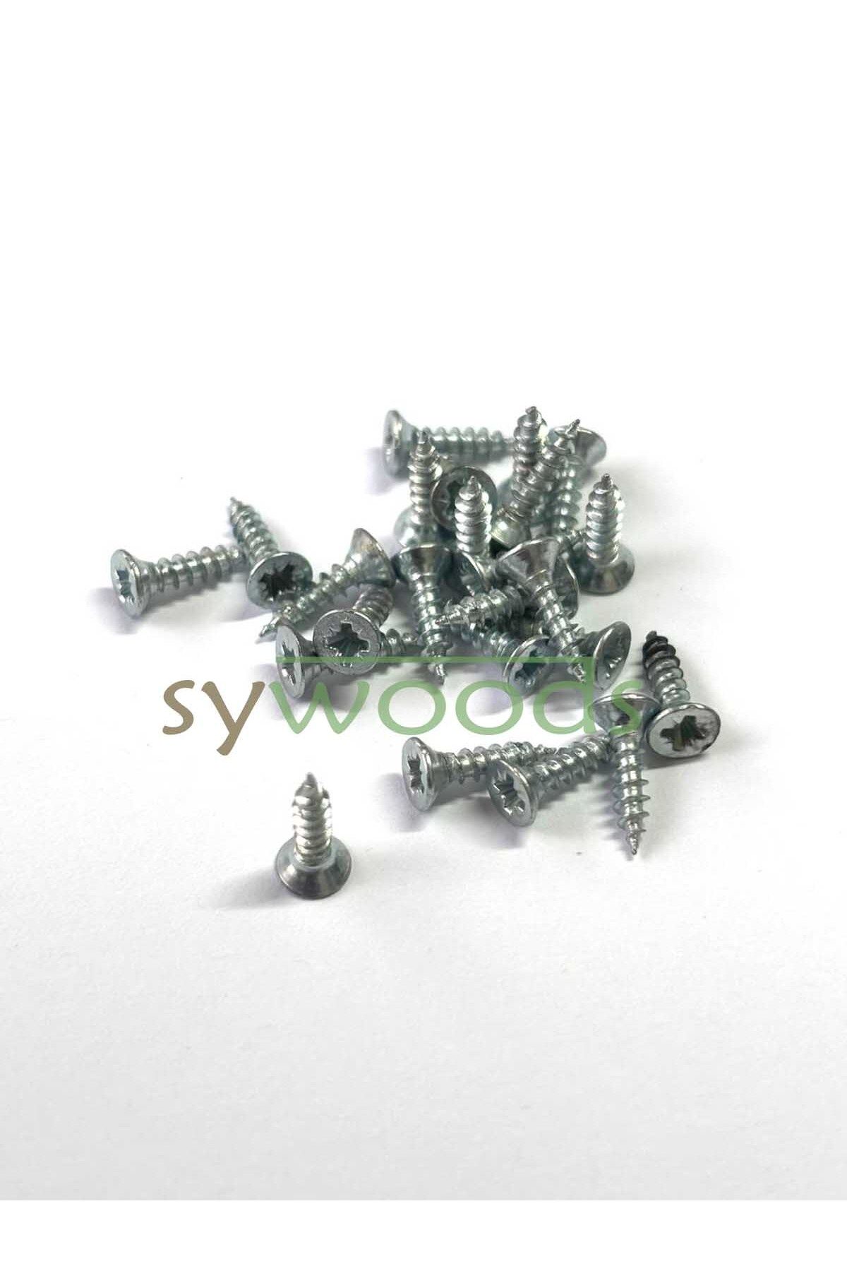 sywoods Sunta vidası ince 2.5x10 mm 100 adet çinko renk