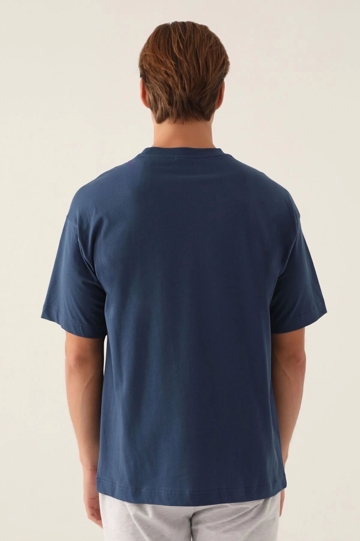 Harvard University Press-Harvard Men's Single Top - Dark Indigo Color 5