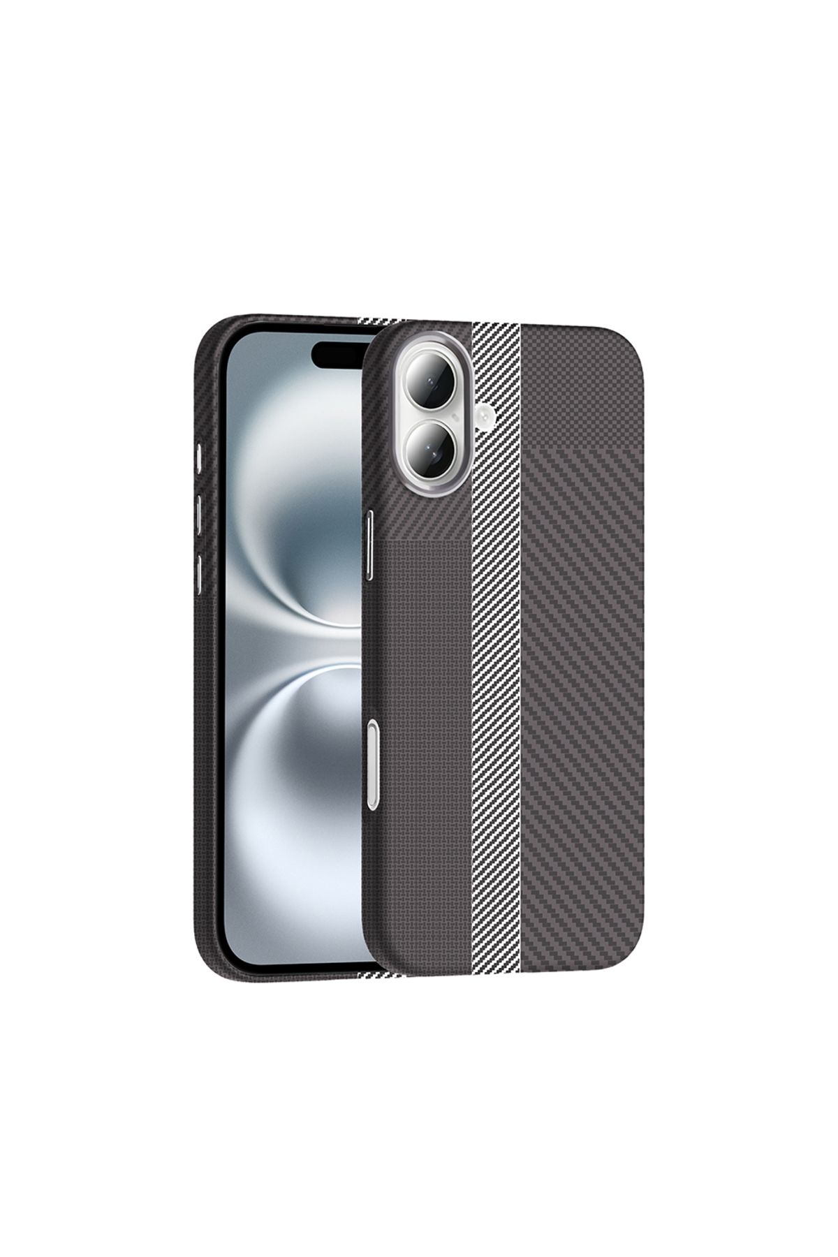 MMPSHOP İphone 16 Uyumlu Mikrofiber Görünümlü Magsafe Özellikli Kılıf