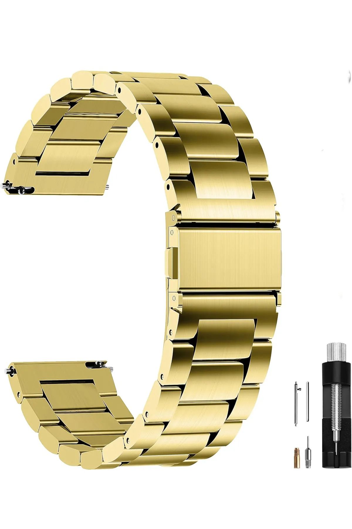 Dexmon Huawei Watch 3 Gt Gt2 Gt2e Gt3 Gt4 Gt 5 Pro Se Elite 46mm Uyumlu 22mm Metal Paslanmaz Çelik Kordon