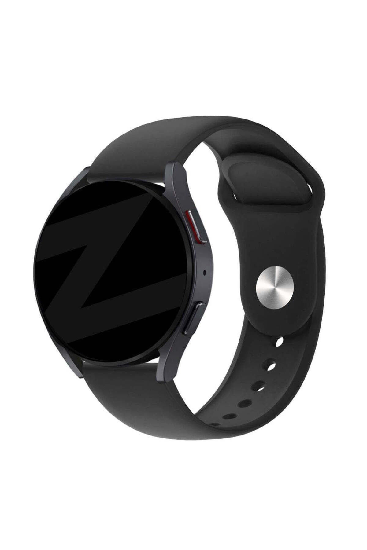 bbtech Ticwatch PRO / PRO 2020 / GTX 22mm Standart Silikon Kordon Klasik Kayış Esnek 22 mm Band
