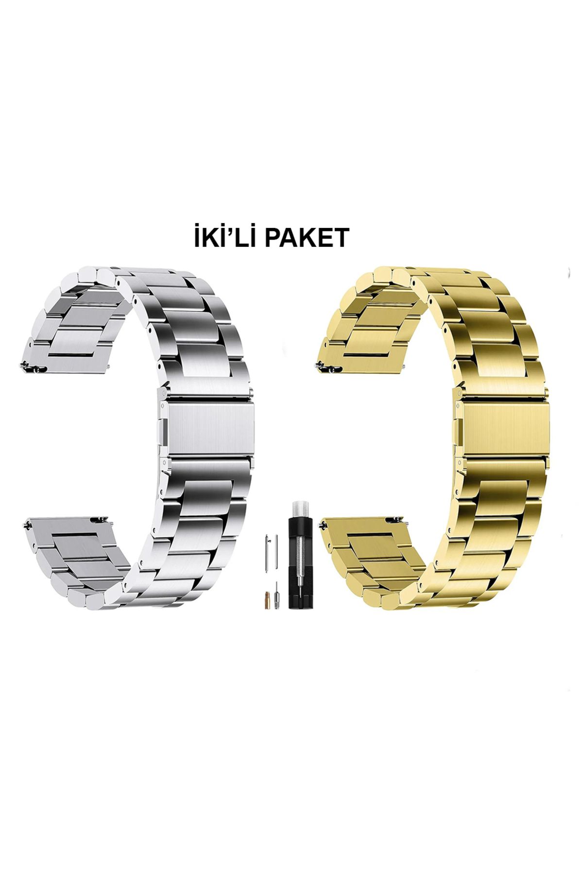 Dexmon Huawei Watch 3 Gt Gt2 Gt2e Gt3 Gt4 Gt 5 Pro Se Elite 46mm Uyumlu 22mm Metal Paslanmaz Çelik Kordon