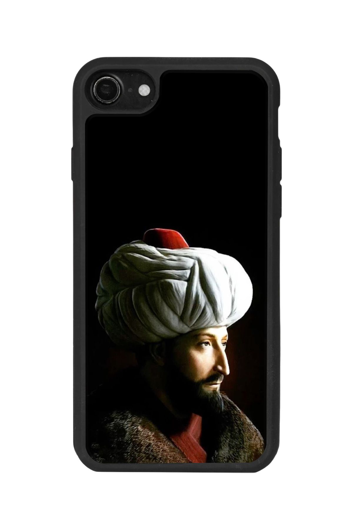 BGAKSESUAR Apple iPhone 7 Uyumlu Mat Siyah Kılıf – Yumuşak Silikon, Koruyucu, Şok Emici Kapak