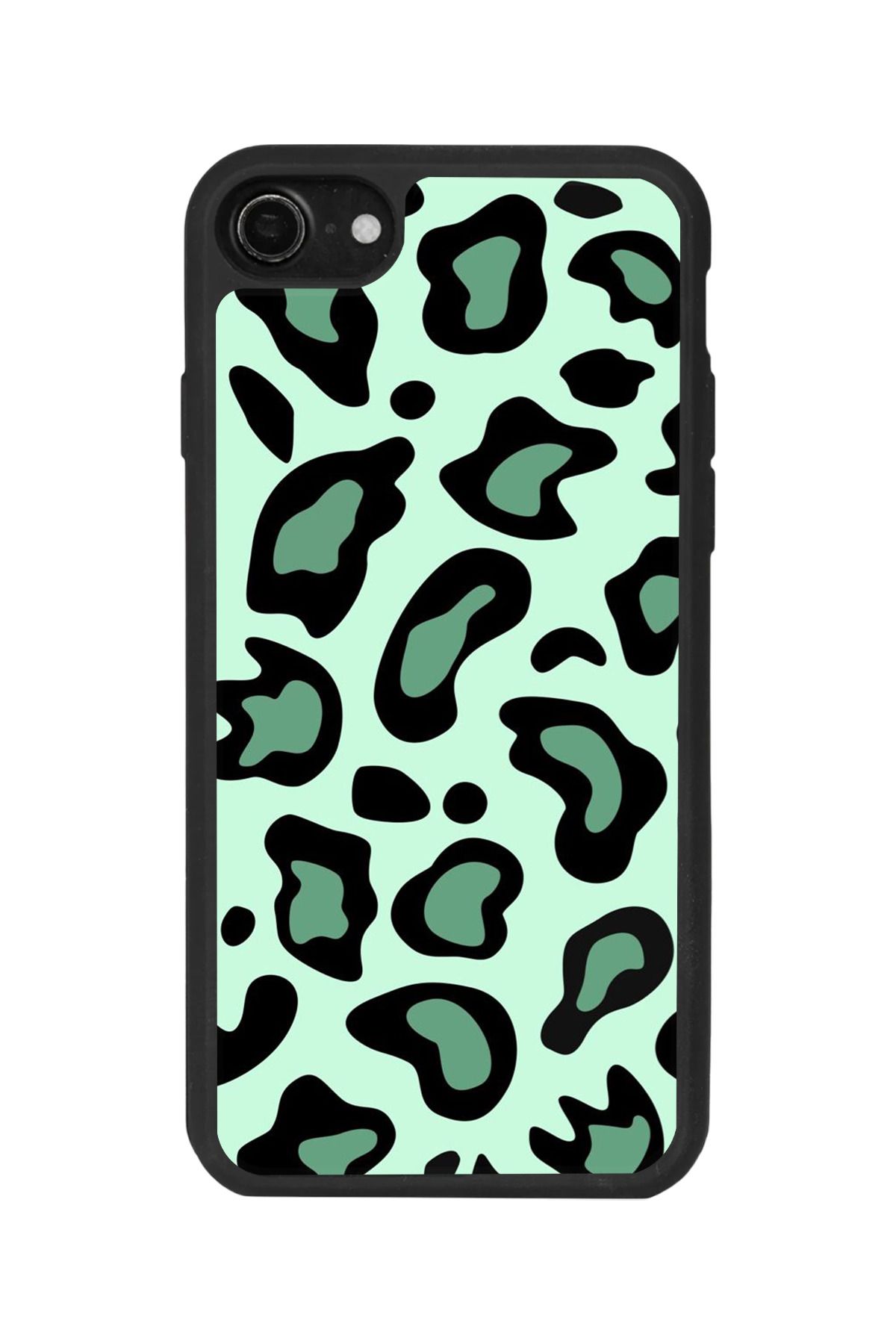 BGAKSESUAR iPhone 8 Uyumlu Mat Siyah Kılıf – Yumuşak Silikon, Koruyucu, Şok Emici Kapak