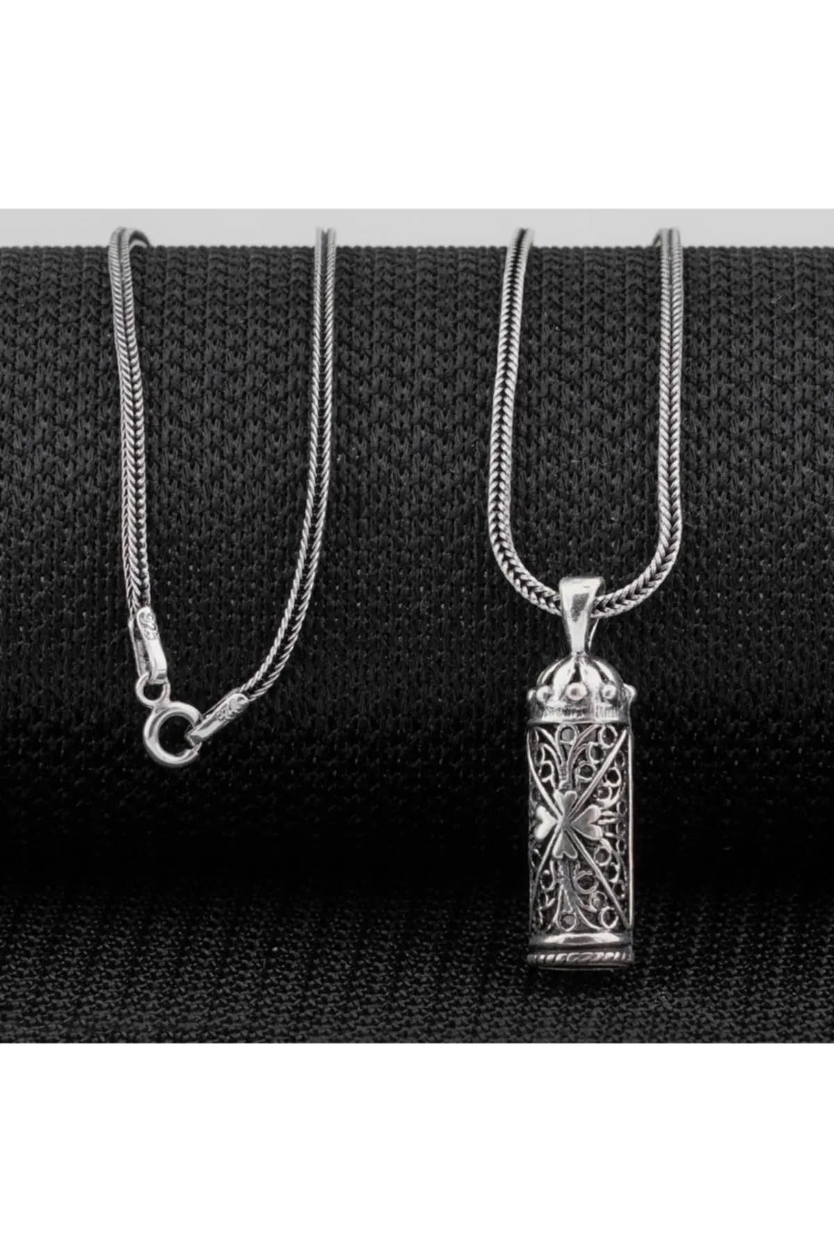 MODA925 925 Ayar Gümüş Cevşeni Kebir Dualı Cevşen Kolye
