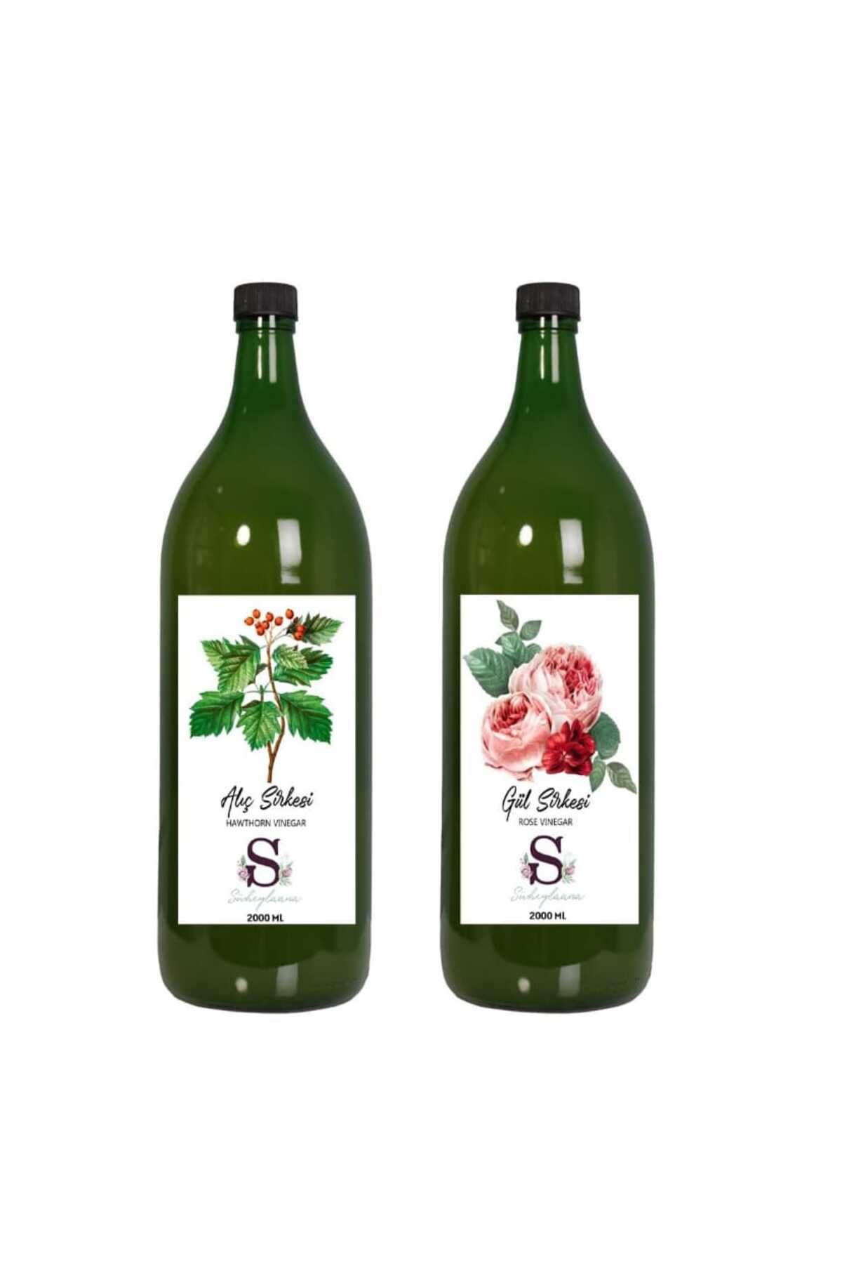 Süheylaana Doğal Alıç Sirkesi 2000 Ml - Doğal Gül Sirkesi 2000 Ml