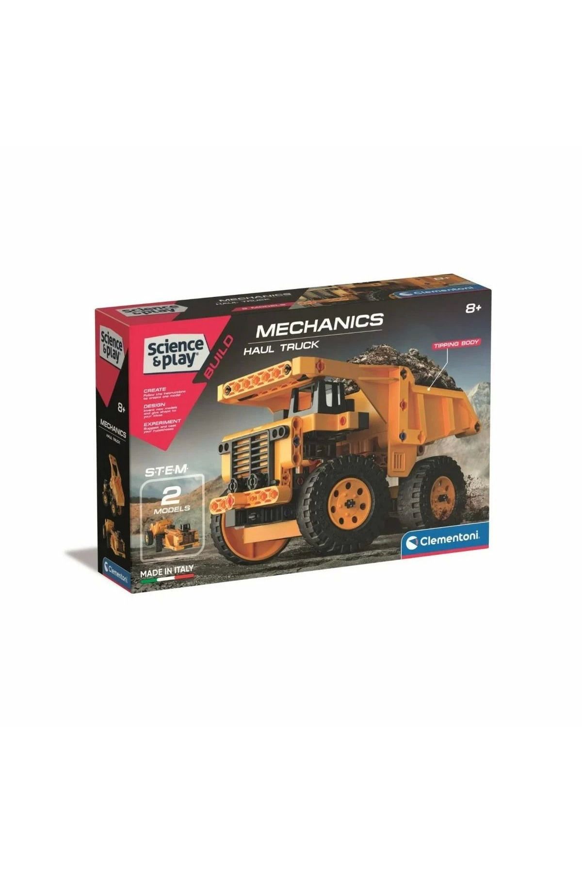 CLEMENTONI 75081tr Mekanik Laboratuvarı - Haul Truck - Hafriyat Kamyonu +8 Yaş