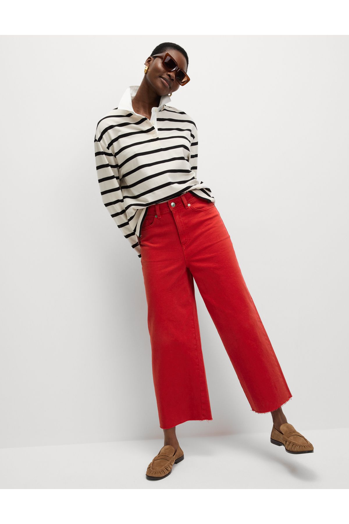 Marks & Spencer Wide Leg Crop Jean