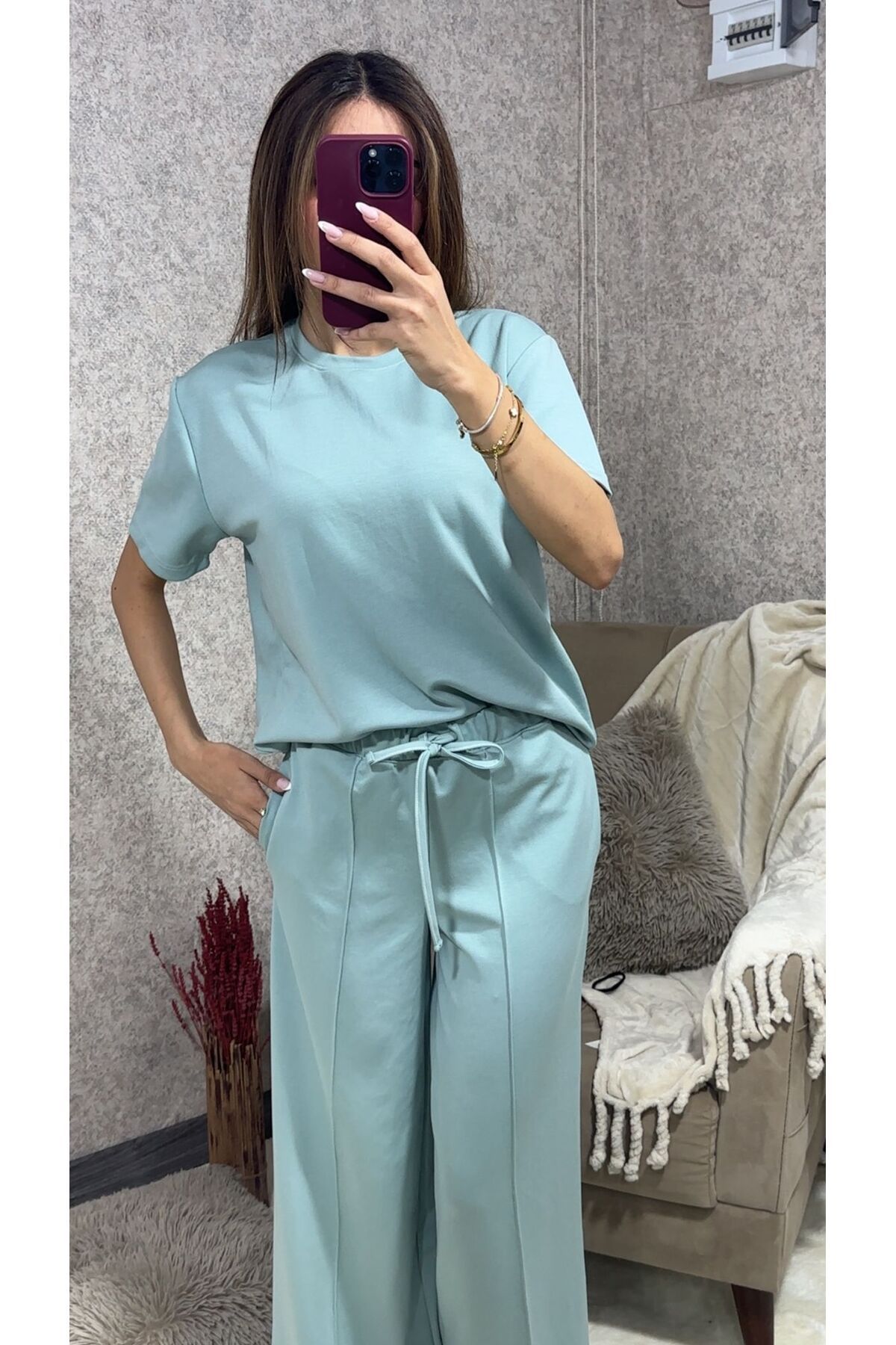 Cherry Lane Kadın T-shirt Pantolon Takım