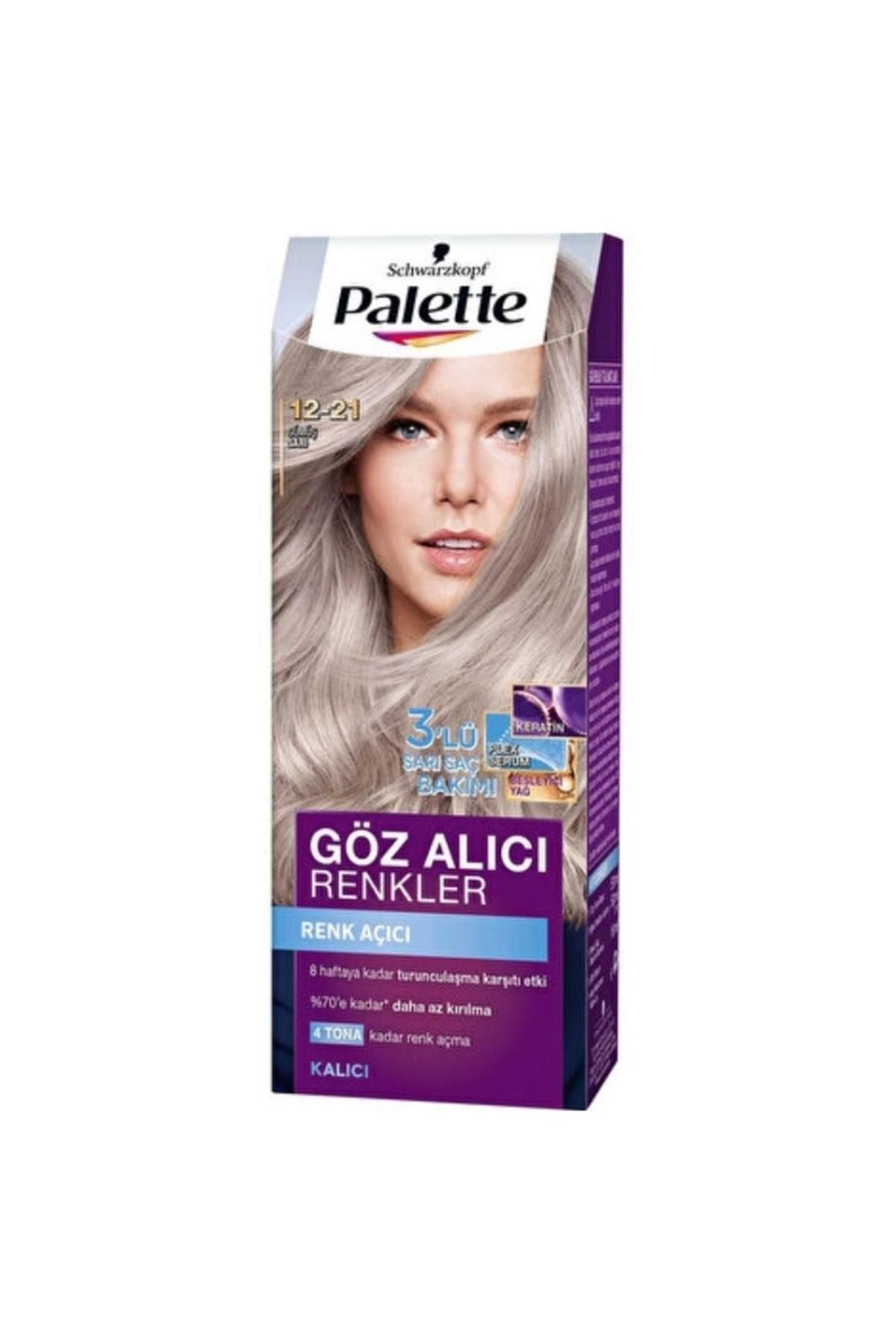 Palette Göz Alıcı Renkler 12-21 Gümüş Sarı Yeni