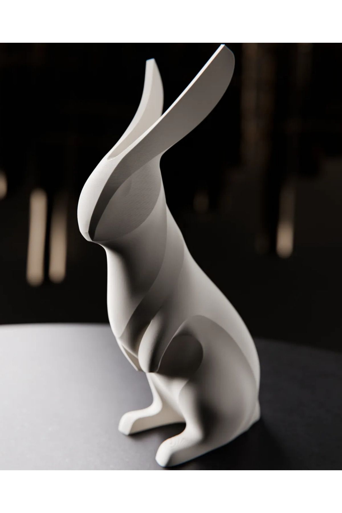 3D Modern Tavşan Biblosu