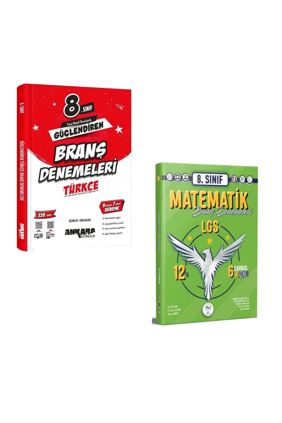 Marsis Yayınları Av Yayınları 8. Sınıf Matematik ve Ankara 8 Türkçe Branş Denemeleri