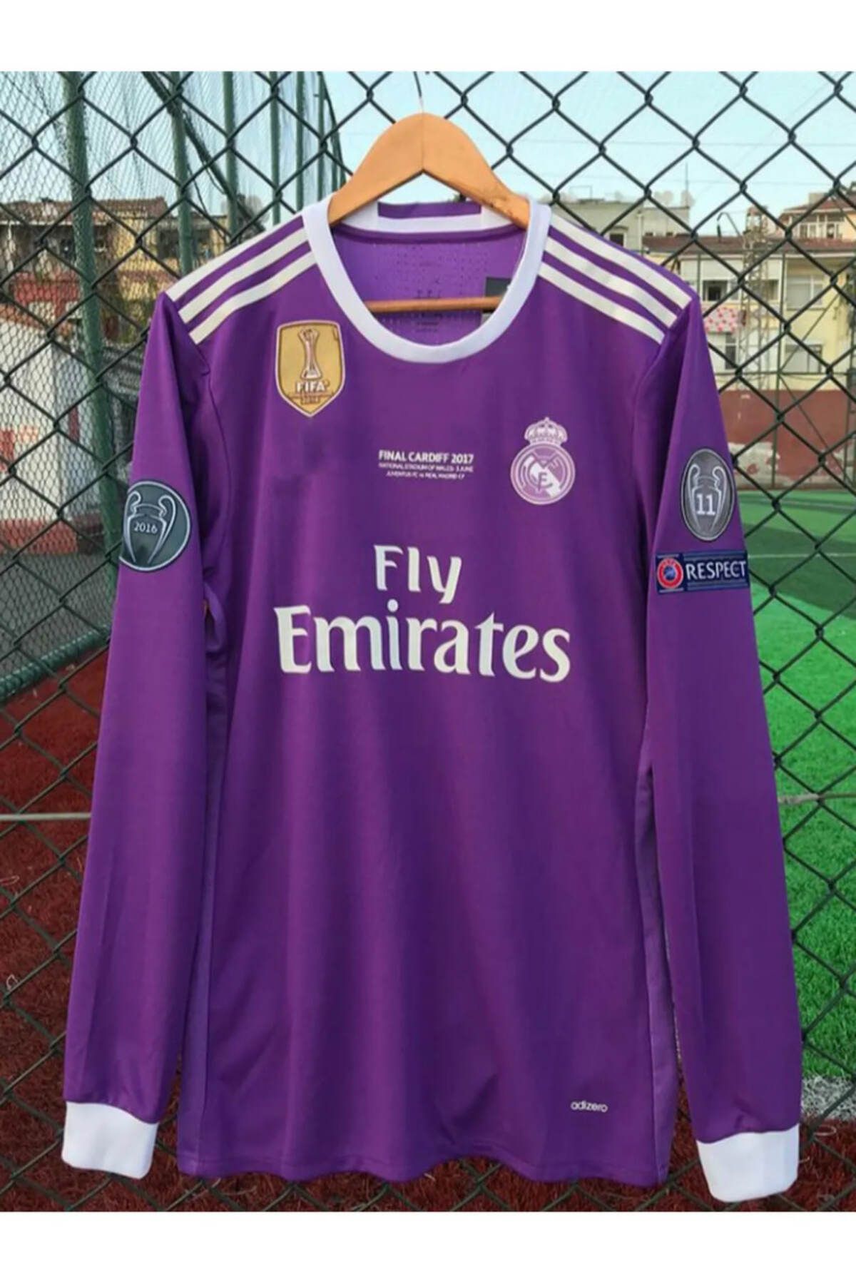 DAYIBALI DÜKKAN DAYIBALI Sergio Ramos 2016 Cardif Finali Uzun Kol Mor Forma