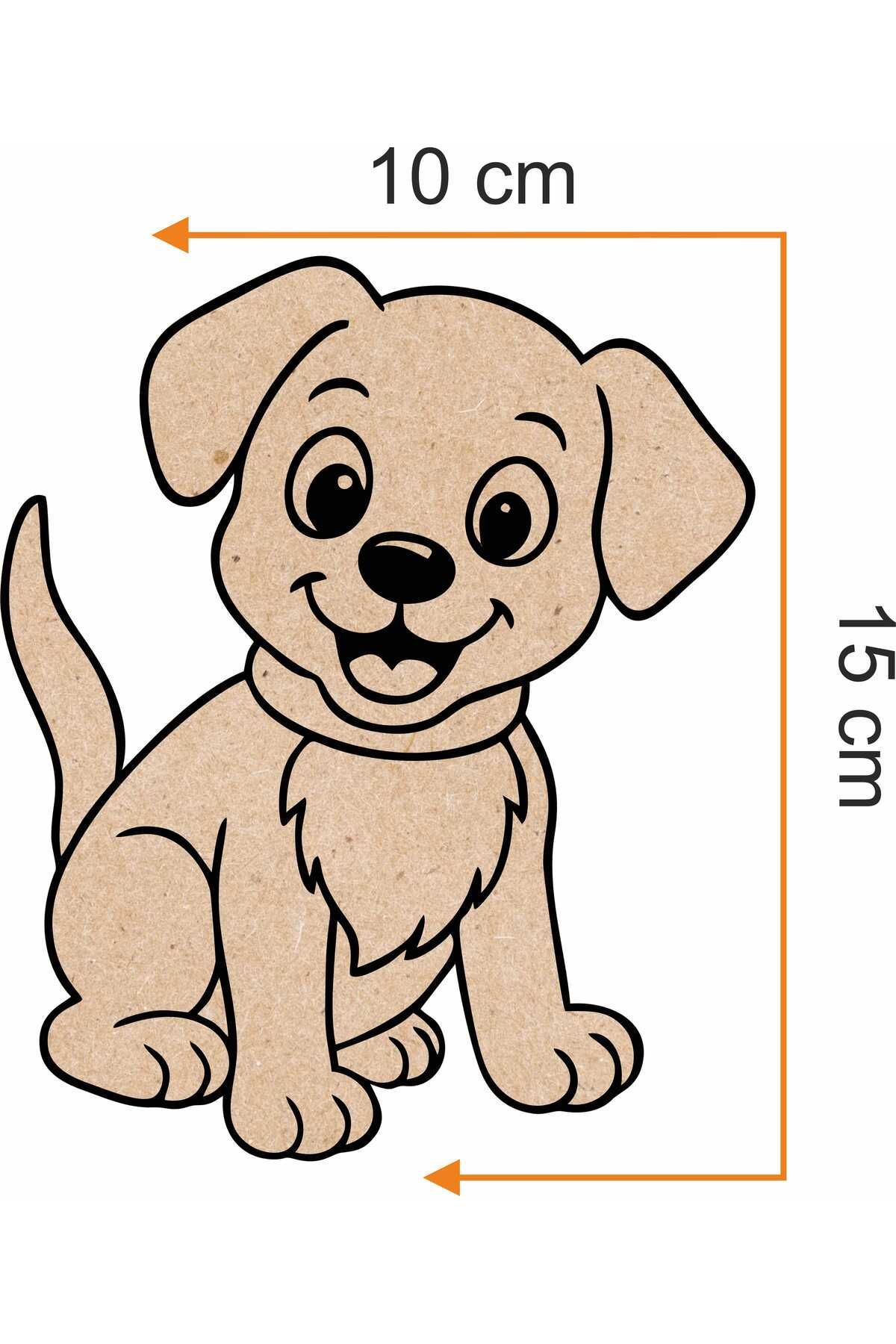BİR LAZER Sevimli Köpek Boyama Okul Diy Etkinlik Aktivite Sanat 1 Ad.