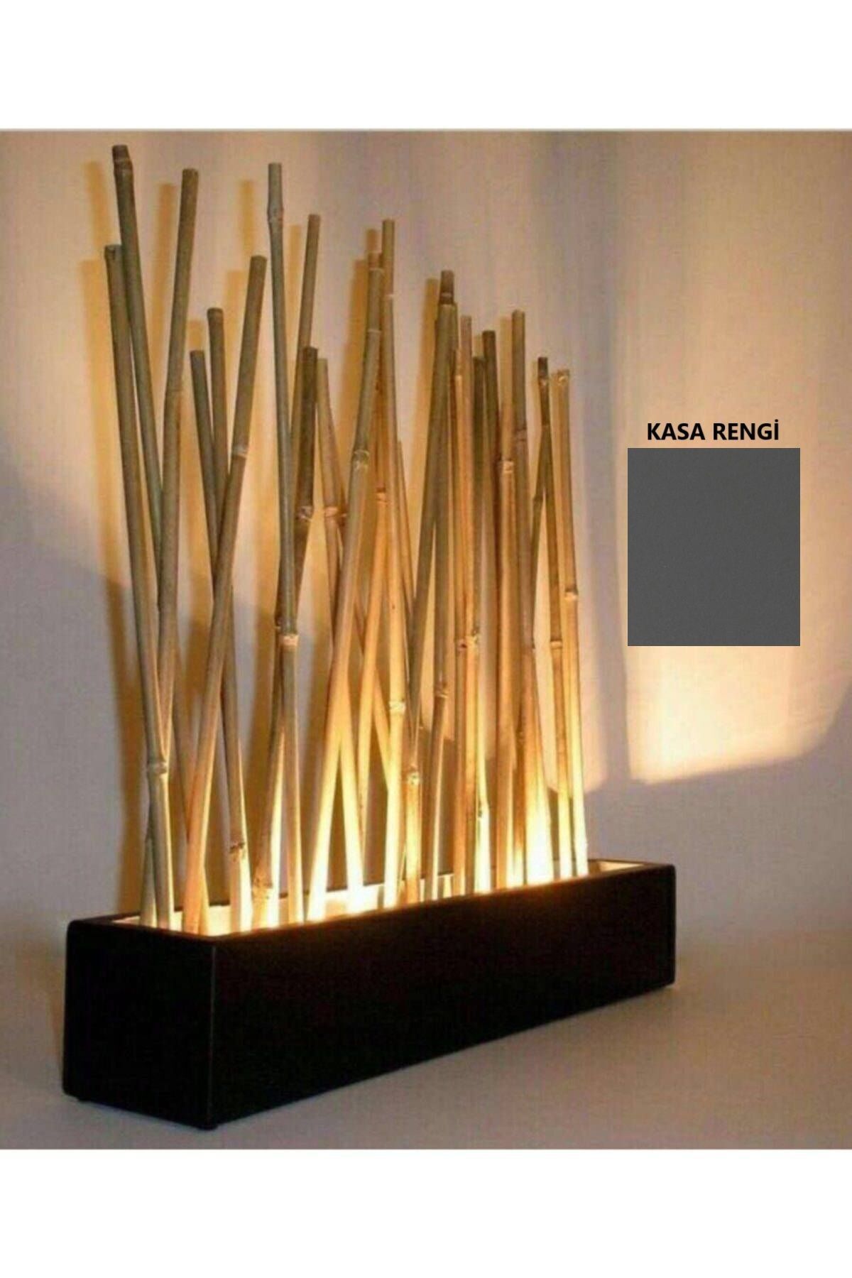 teknotrust 75 CM ANTRASİT KASA BAMBU LAMBADER