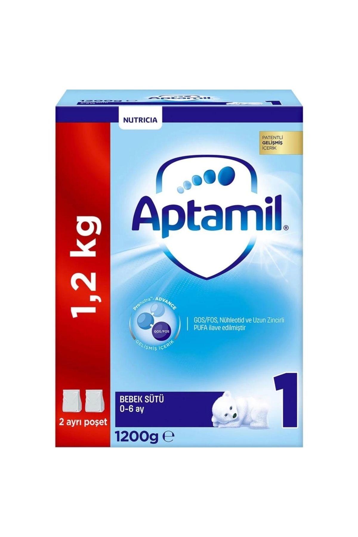 Nemere Aptamil Bebek Sütü Maması No1 0-6 Ay 1200 Gr