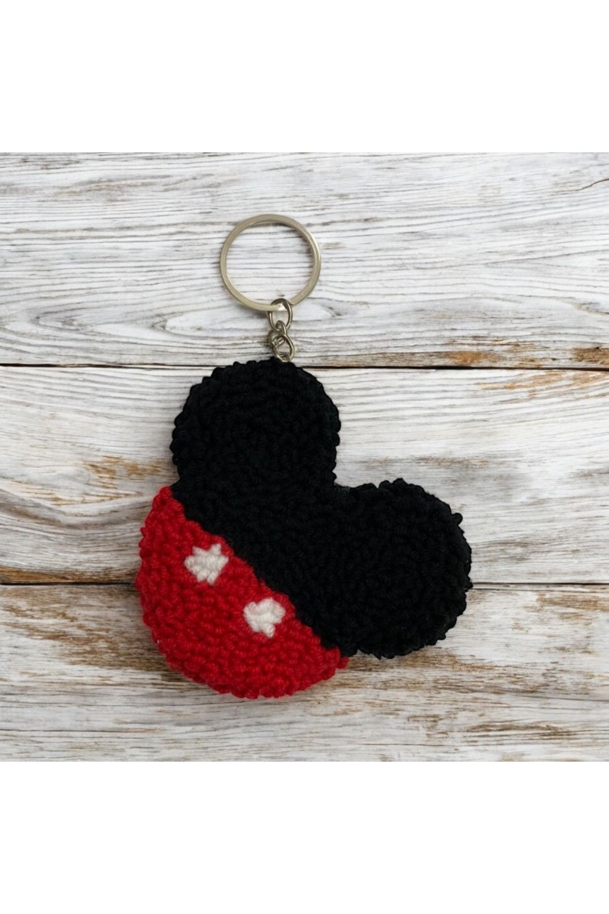 YümanınYumağı Hand Made Örgü Mickey Mouse Anahtarlık