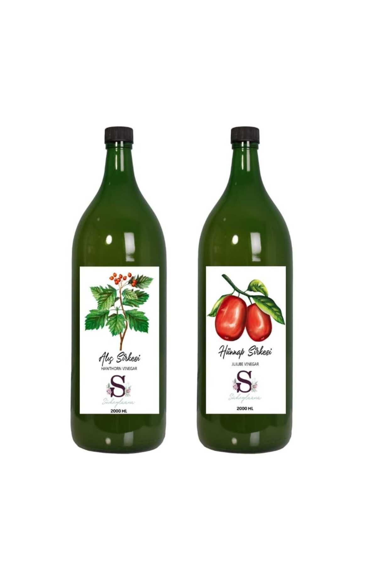 Süheylaana Doğal Alıç Sirkesi 2000 Ml - Doğal Hünnap Sirkesi 2000 Ml